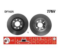 2x TRW Scheibenbremse vorne 26186163