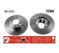 2x TRW Scheibenbremse vorne 26193447