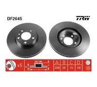 2x TRW Scheibenbremse vorne 26200002
