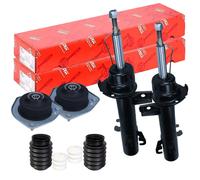 2x TRW Stoßdämpfer + Rep-Kit Domlager Satz Vorne für MINI R50-R59