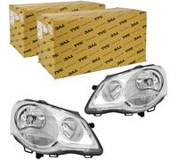 2x Tyc H7h1 Scheinwerfer Links+rechts Chrom Lwr+motor Für Vw Polo 9n Ab 05.2005 Hauptscheinwerfer: Abakus: 44111a8lldem Alkar: 2751110 Diederichs: