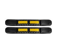 2x Universal Auto Kfz Stoßstangenschutz Gummi Leiste Stoßstange Aufkleber Schutz