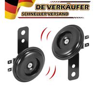 2X Universal Hupe 12V Motorrad Auto Signalhorn Traktor Fanfare 105dB laut Ø 66mm