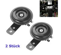 2x Universal Hupe 12V Motorrad Auto Signalhorn Traktor Fanfare-105dB laut Ø 66mm