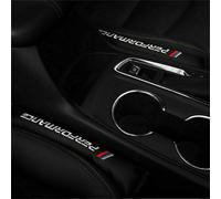 2x Universal Schwarz Autositz Lücke Lückenfüller Pad PU Leder für BMW 3 5 7 G1L2