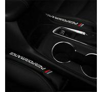 2x Universal Schwarz Autositz Lücke Lückenfüller Pad PU Leder für BMW 3 5 7 G1L2