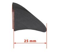 2x Universelle Kotflügelverbreiterung 25mm 2 Meter lang passend für Ford Ranger