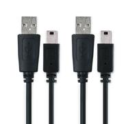 2x USB Kabel für Garmin CamperVan Ladekabel 1A schwarz