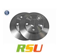 2x Vaico Bremsscheibe Q+, Erstausrüsterqualität V10-40075 Höhe 54,1 mm