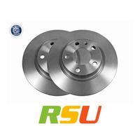 2x Vaico Bremsscheibe Q+, Erstausrüsterqualität V10-80039 Höhe 46,3 mm