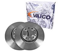2x VAICO BREMSSCHEIBEN 314mm BELÜFTET VORNE passend für AUDI 100 A6 A8 | V10-800