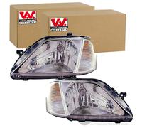 2x VAN WEZEL H4 SCHEINWERFER SET LINKS+RECHTS passend für DACIA LOGAN RENAULT