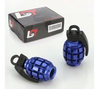 2x VENTILKAPPE REIFENVENTIL GRANATE BLAU FÜR PKW LKW MOTORRAD FAHRRAD QUAD KFZ