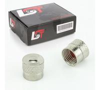 2x VENTILKAPPE REIFENVENTIL VENTIL KAPPE SILBER FÜR BMW PKW MOTORRAD LKW