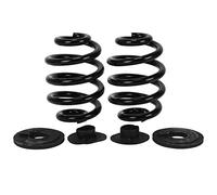 2x verstärkte Federn hinten mit Federunterlagen für T4 TIV T IV bis Achslast Hinterachse 1490 kg Hinterachsfedern Federgummis Federteller