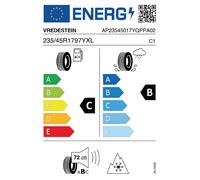 1x 235/45 R17 97Y Allwetter-Reifen Vredestein Quatrac Pro Plus 3PMSF XL | 31650