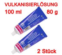 2x Vulkanisierlösung D 100 ml Vulkanisation Flüssigkeit Reifen Reparatur Kleber