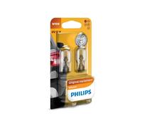 Philips 12067B2 Glassockellampe W16W, 2-er Set Blister 13.50x9.50x13.50