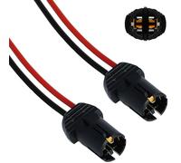 2x T10 W5W Fassung Stecker Lampenfassung Standlicht Parklicht Glas Sockel Glassockel Stecksockel W3W WY5W W2,1x9,5d