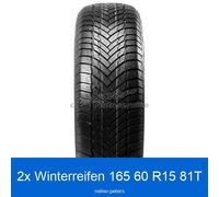 2x Winterreifen 165/60 R15 81T Tracmax X-Privilo S-130 3PMSF XL | 84023
