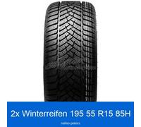2x Winterreifen 195/55 R15 85H Fulda Kristall Control HP-2 3PMSF | 32695
