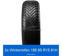 2x Winterreifen 195/65 R15 91H Vredestein WinTrac 3PMSF VW | 86951