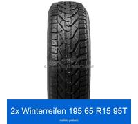 2x Winterreifen 195/65 R15 95T Kormoran Snow 3PMSF XL | 39200