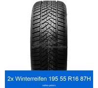 2x Winterreifen Dunlop Winter Sport 5 3PMSF 195/55 R16 87H | 82893