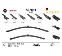 2x Wischblatt CONNECT MADE IN GERMANY SWF 507851/2x für VW PASSAT B6 3C2 Variant