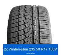 2x Zeetex WH-1000 3PMSF XL 235/50 R17 100V Winterreifen | 80576