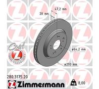 Zimmermann | Bremsscheibe | 280.3175.20