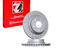 2x ZIMMERMANN Bremsscheibe SPORT COAT Z 400.3622.52