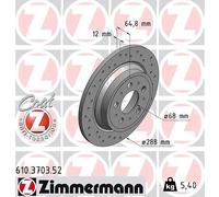 Zimmermann | Bremsscheibe | 610.3703.52