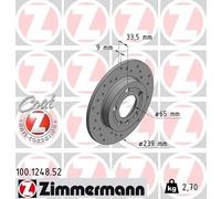 Zimmermann | Bremsscheibe | 100.1248.52