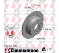 Zimmermann | Bremsscheibe | 400.1449.20