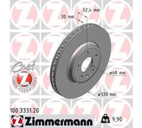 Bremsscheibe Vorderachse Zimmermann 100.3331.20