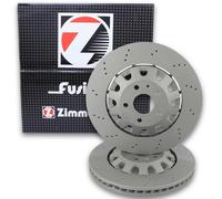 2x ZIMMERMANN Bremsscheibe FORMULA Z COAT Z