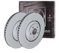 2x Zimmermann Bremsscheibe Vorne Passend Für Audi Q5 Sq5 8r + A8 4h Bremsscheibe: A.b.s.: 18283 Car: 1421667 Fremax: Bd4153 Mapco: 45147c National: