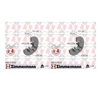 2x Zimmermann Bremsscheiben 226mm Voll Hinten Passend Für Seat Cordoba Ibiza Tol Bremsscheibe: A.b.s.: 16081 Aic: 53614 Ashika: 61000923c Ate: 2401