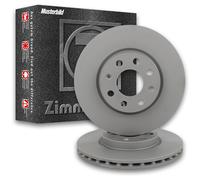 2x Zimmermann Bremsscheiben Coat Z Ø300mm Hinten passend für Mini Clubman One 150.2961.20