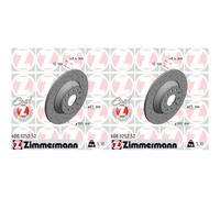2x Zimmermann Bremsscheiben Hinten 300mm Gelocht Voll Passend Für Audi A3 Q3 Tt Bremsscheibe: Vag: 3q0615601 Vag: 3q0615601a Vag: 5qn615601 Audi (f