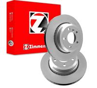 2x ZIMMERMANN Bremsscheibe COAT Z 150.3432.20