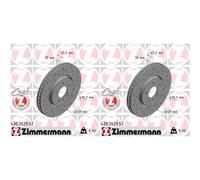 2x Zimmermann 430.2629.52 Bremsscheibe für OPEL ASTRA J CASCADA ZAFIRA C P10