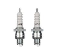 2x Zündkerze B6HS Kurzgewinde passend für Simson S51, S70, SR50, SR80, KR51/1, KR51/2, SR1, SR2, SR4, Schwalbe, Duo, Star, Sperber - Moped Zündkerzen Set - 2 Stück