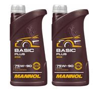 10 (2x4+2x1) Liter MANNOL SAE 75W-90 Basic Plus Getriebeöl