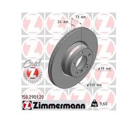 2xBremsscheibe ZIMMERMANN 150.2901.20 passend für BMW
