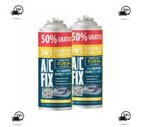 2xClimaSet 3-in-1 Kältemittel R134a/ R12 Ersatzgas, Öl Dichtmittel