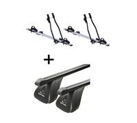 2x Fahrradträger SAGITTAR + Dachträger VDP Stahl kompatibel mit für Hyundai i30 II Schrägheck 3-5 Türer 2012-2017