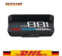 3.5" Auto OBD2 GPS Head Up LED Display Geschwindigkeit Anzeige Alarm Projektor