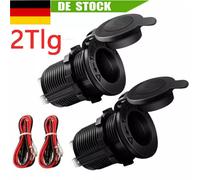 3-5 x 12V Auto KFZ Zigarettenanzünder Dose Buchse Einbau Steckdose Adapter Kabel